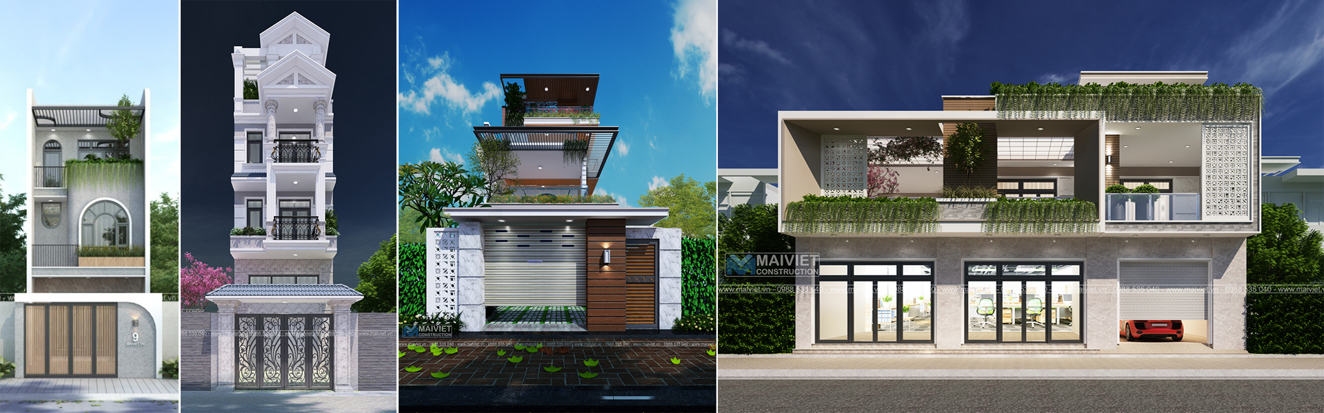 Mẫu nhà phố đẹp