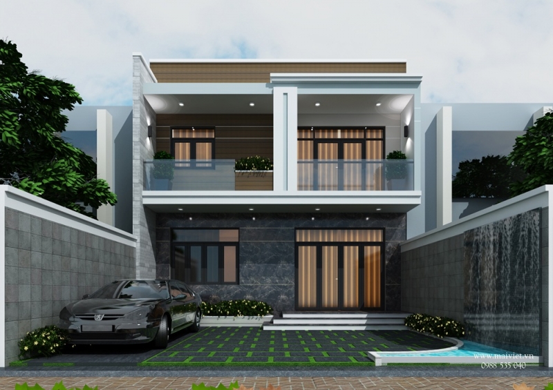 Mẫu Thiết Kế Biệt Thự 2 Tầng