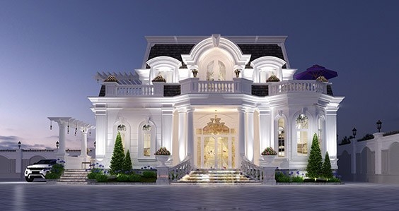 Mẫu Biệt Thự 1 Tầng