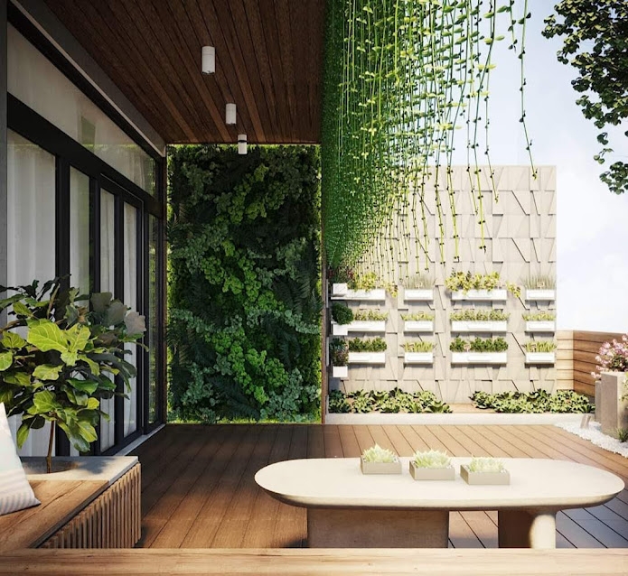 Mẫu trang trí ban công đẹp