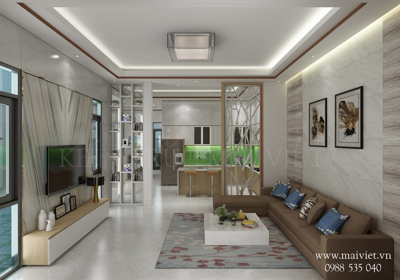 Thiết kế nội thất biệt thự hiện đại