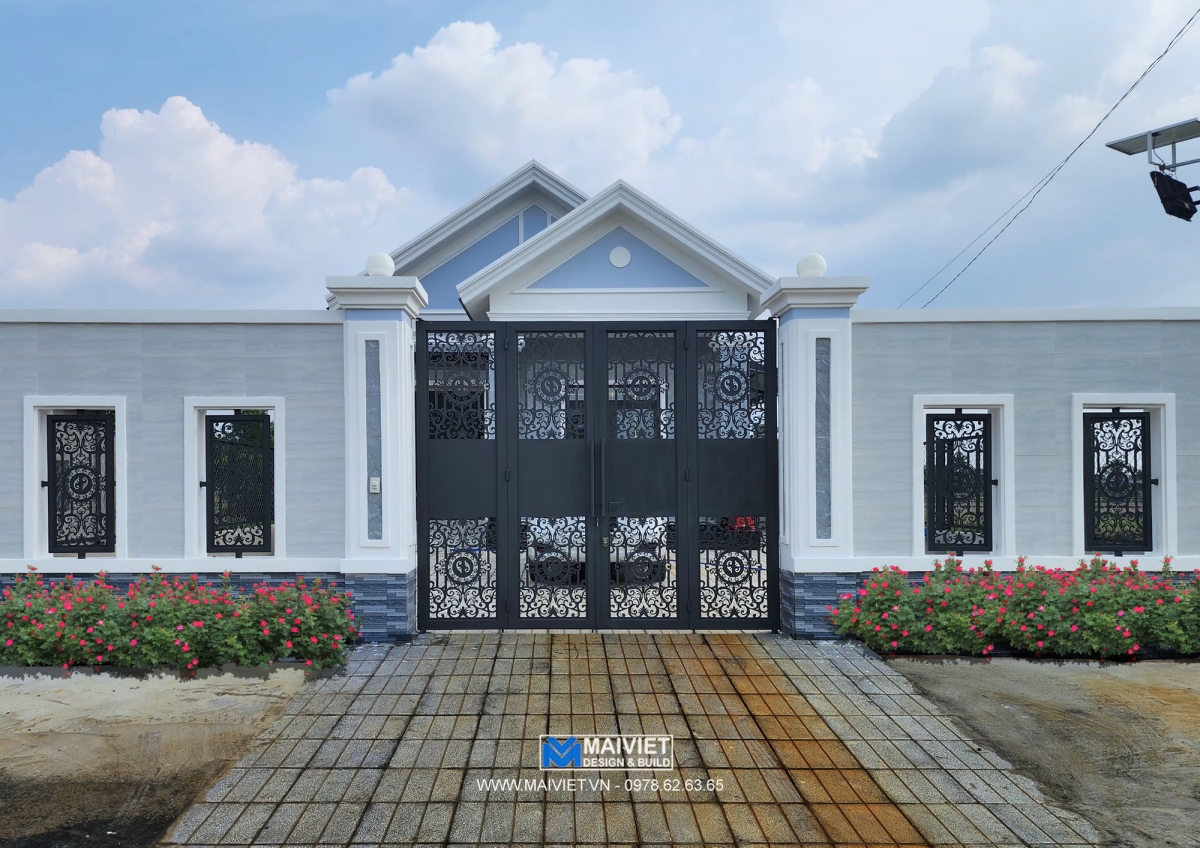 Thiết kế thi công nhà 1 tầng mái thái tại Tây Ninh