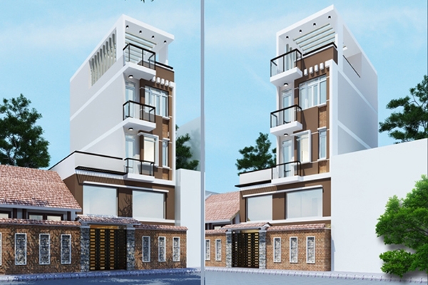 Mẫu nhà phố hiện đại 5m