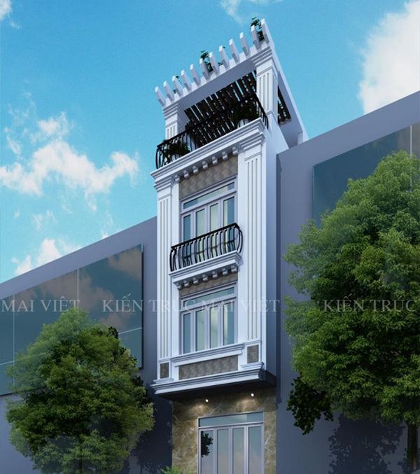 Mẫu thiết kế nhà phố 4x12