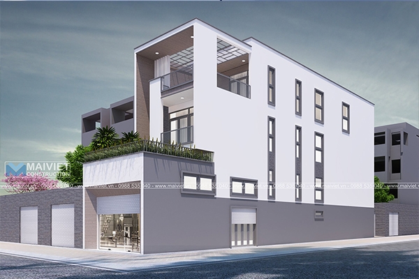 Mẫu thiết kế nhà phố mặt tiền 5m