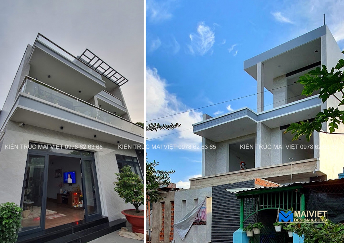 Thi công biệt thự hiện đại tại hóc môn