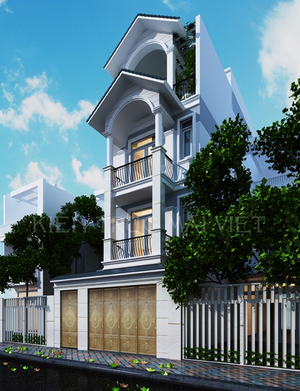 Thiết kế và thi công nhà phố mặt tiền 6m