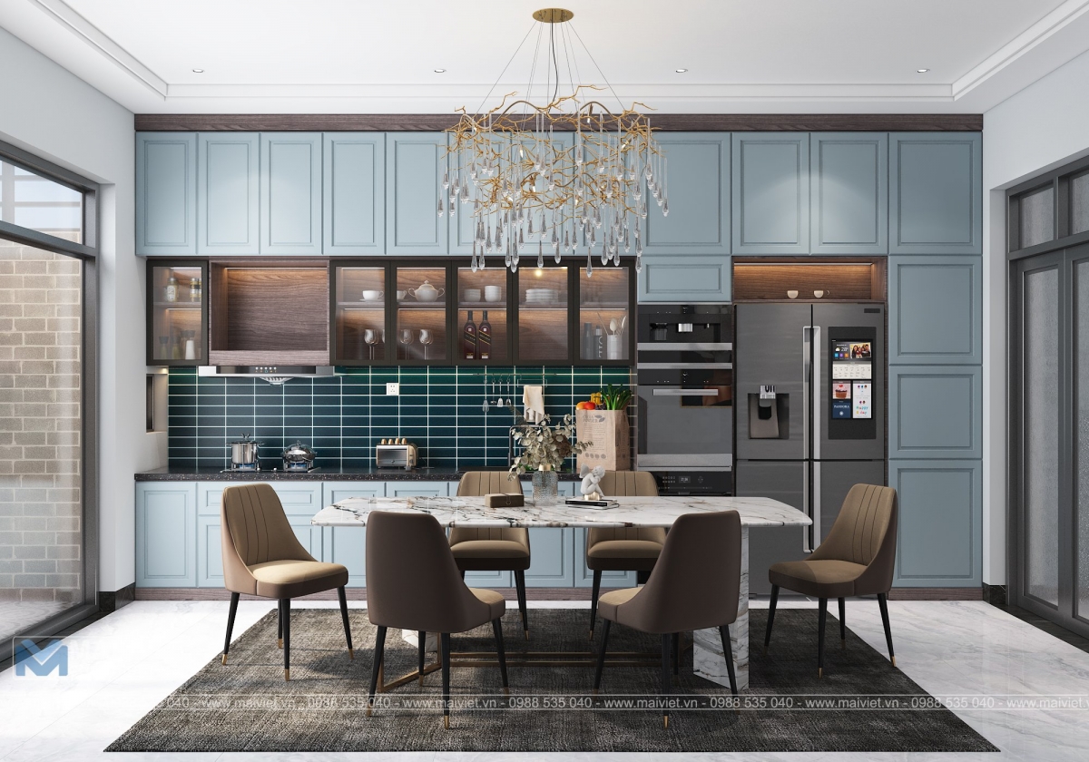 Thiết kế nhà phố cổ điển mặt tiền 5m