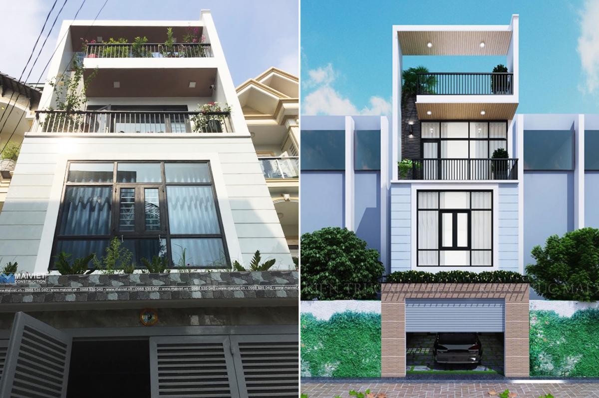 Thiết kế và thi công nhà phố hiện đại 5x15m