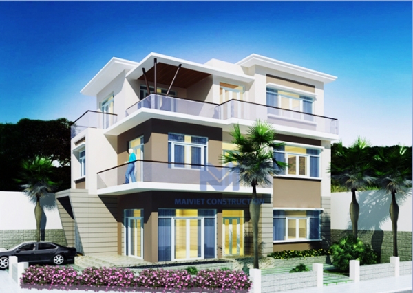 Biệt thự hiện đại hai mặt tiền