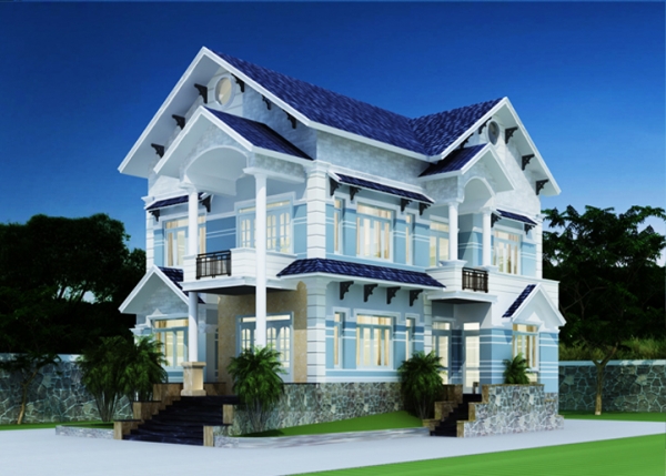 Thiết kế biệt thự cổ điển tại Bình Dương