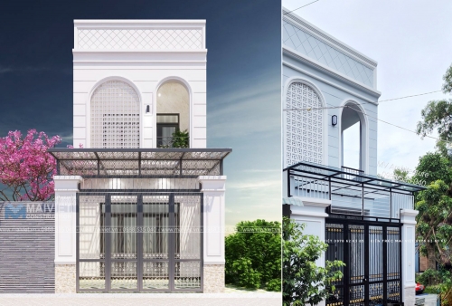 Thiết kế và thi công cải tạo nhà phố 2 tầng 5m 20m tại Bình Dương