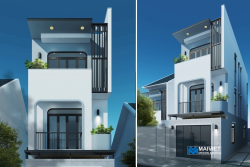 Mẫu Nhà Phố Hiện Đại 4.5m x 13m