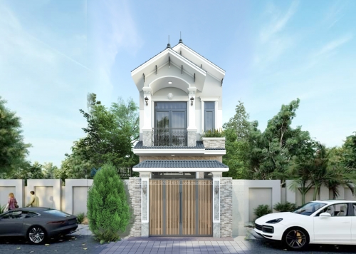 Mẫu thiết kế nhà phố 2 tầng 4.5x15m