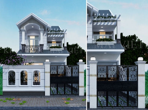 Mẫu thiết kế nhà phố 6.5x15m