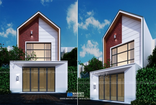 Mẫu Thiết kế nhà gác lửng 3 phòng ngủ