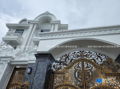 Thi công biệt thự cổ điển tại Bình Dương