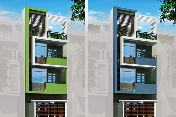 Thiết kế nhà phố - Thiết kế nhà chị Ninh