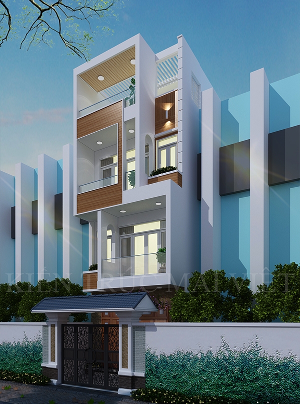 Thiết kế nhà phố 5x18m - Khu dân cư Hiệp Thành City