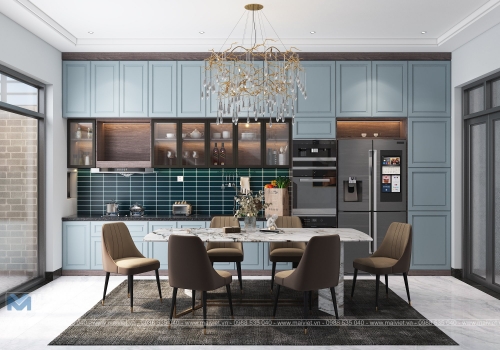 Thiết kế nhà phố cổ điển mặt tiền 5m