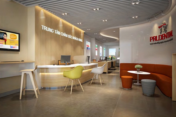 Thiết kế nội thất văn phòng Prudential chi nhánh Phú Quốc