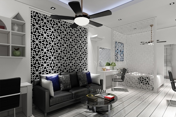 Thiết kế và thi công căn hộ chung cư 1 phòng ngủ