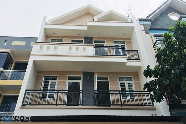 Thiết kế và thi công nhà phố tại quận 12